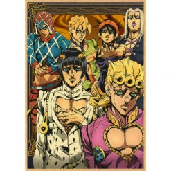 JOJO Golden Wind Poster Team Bruno Bucciarati