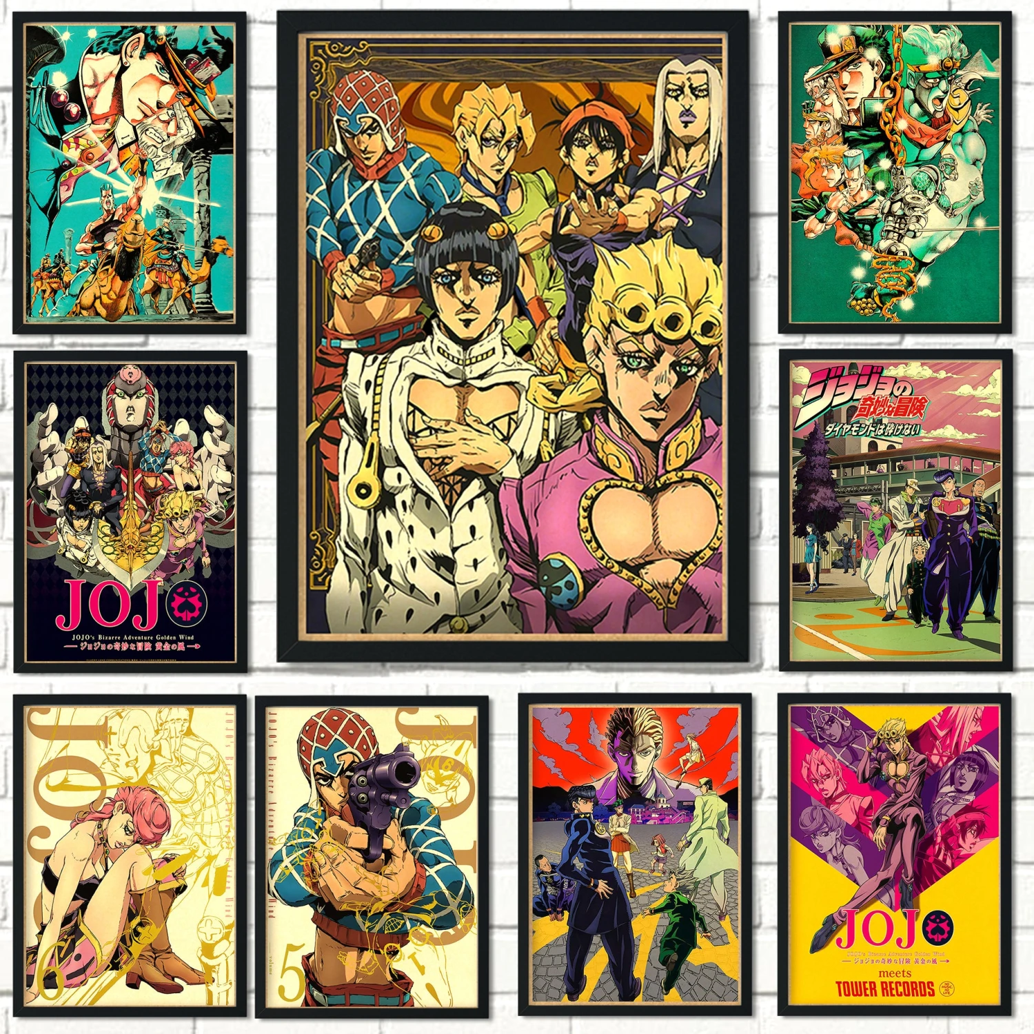 JOJO Golden Wind Poster Team Bruno Bucciarati 2 JOJO Golden Wind Poster Team Bruno Bucciarati – Image 2