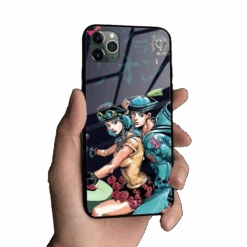 Coque JOJO IPhone Josuke & Yasuho Moto