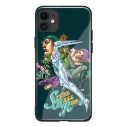 Coque JOJO IPhone Steel Ball Run (Verre Trempé)