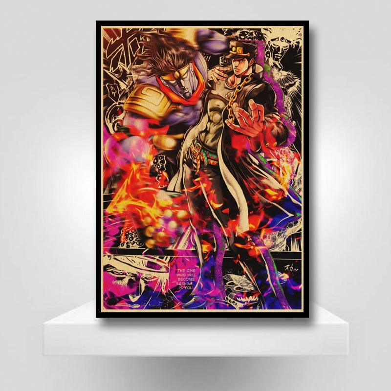 Poster JOJO Star Platinum & Jotaro 1 Poster JOJO Star Platinum & Jotaro