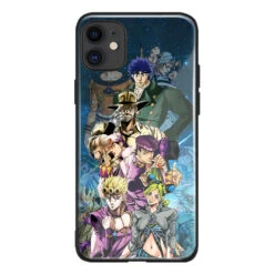 Coque JOJO IPhone Famille Joestar (Verre Trempé)