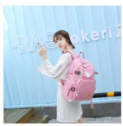 Sac à Dos JOJO <br> All JOJO's Rose (fluorescent) -JoJo Style Soldes Boutique SacadosAllJOJO sRose3