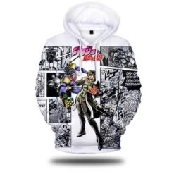 Sweat Jojo's Bizarre Adventure <br> Jotaro & Star P. Blanc