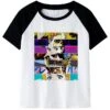 T-Shirt JOJO Eyes Collection (Noire Et Blanc)