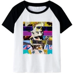T-Shirt JOJO Eyes Collection (Noire Et Blanc)