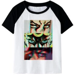 T-Shirt JOJO Regard De GIOGIO (Noire Et Blanc)