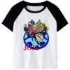 T-Shirt JOJO Golden Wind (Noire Et Blanc)