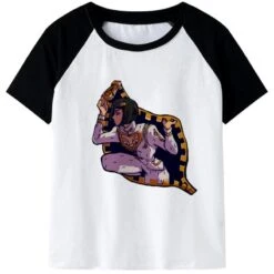 T-Shirt JOJO Bruno Bucciarati (Noire Et Blanc)