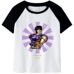 T-Shirt JOJO Jonathan Joestar (Noire Et Blanc)