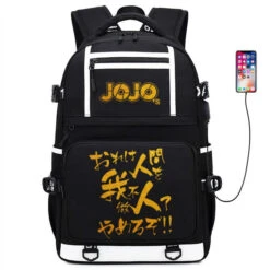 Sac à Dos JOJO <br> Kanji Stylé -JoJo Style Soldes Boutique product image 1189048692