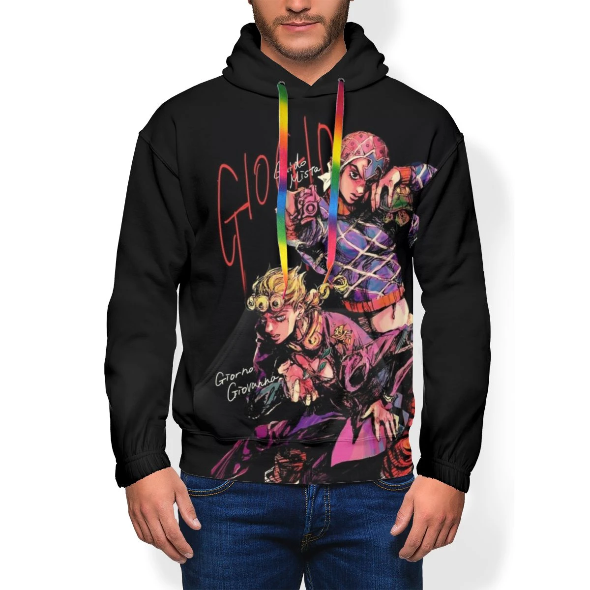 Sweat Jojo's Bizarre Adventure <br> Giorno & Mista 2 Sweat Jojo's Bizarre Adventure <br> Giorno & Mista – Image 2