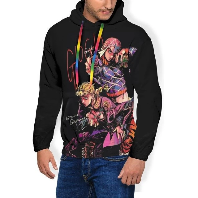 Sweat Jojo's Bizarre Adventure <br> Giorno & Mista 1 Sweat Jojo's Bizarre Adventure <br> Giorno & Mista