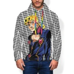 Sweat Jojo's Bizarre Adventure <br> Giorno MUDA MUDA -JoJo Style Soldes Boutique product image 1300196545