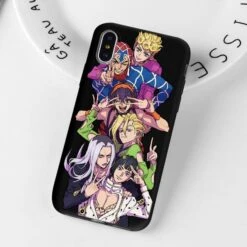 Coque JOJO IPhone Golden Wind