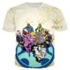 T-Shirt JOJO <br> Golden Wind Doré
