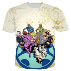T-Shirt JOJO <br> Golden Wind Doré