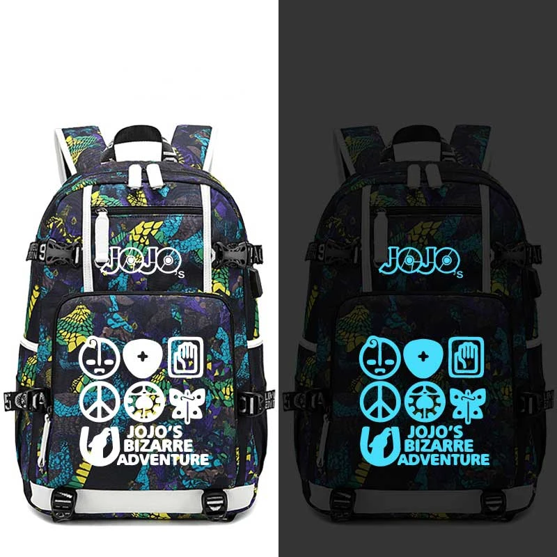 Sac à Dos JOJO <br> JJBA Fluorescent (Rouge/Bleu) 12 Sac à Dos JOJO <br> JJBA Fluorescent (Rouge/Bleu) – Image 12