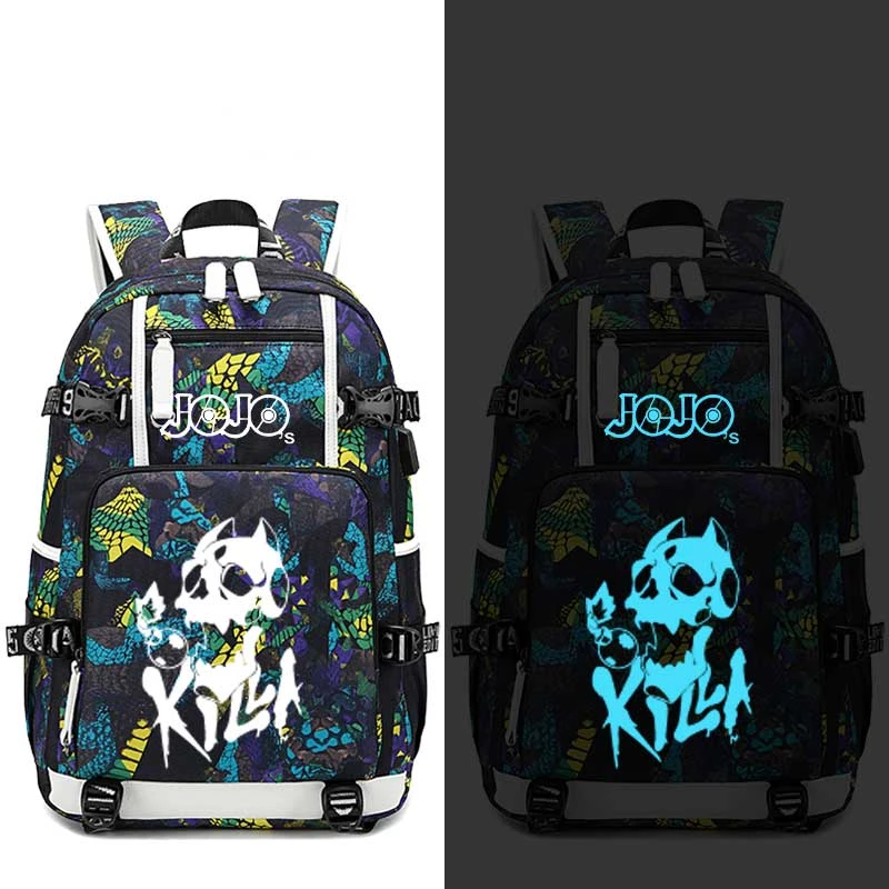 Sac à Dos JOJO <br> JJBA Fluorescent (Rouge/Bleu) 11 Sac à Dos JOJO <br> JJBA Fluorescent (Rouge/Bleu) – Image 11