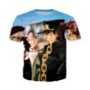T-Shirt JOJO <br> Stardust Crusaders Bleu