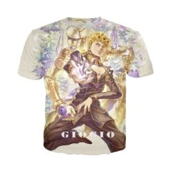 T-Shirt JOJO <br> Giorno & Golden Wind