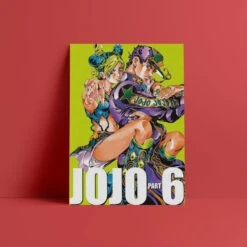 Tableau JOJO <br> Jotaro & Jolyne (Vert)