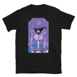 T-Shirt JOJO THE STAR 17 BY Cvllnt_artdrawing -JoJo Style Soldes Boutique unisex basic softstyle t shirt black front 627e7e9fc81fb