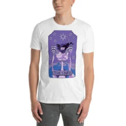 T-Shirt JOJO THE STAR 17 BY Cvllnt_artdrawing -JoJo Style Soldes Boutique unisex basic softstyle t shirt white front 627e7e9fc8e43